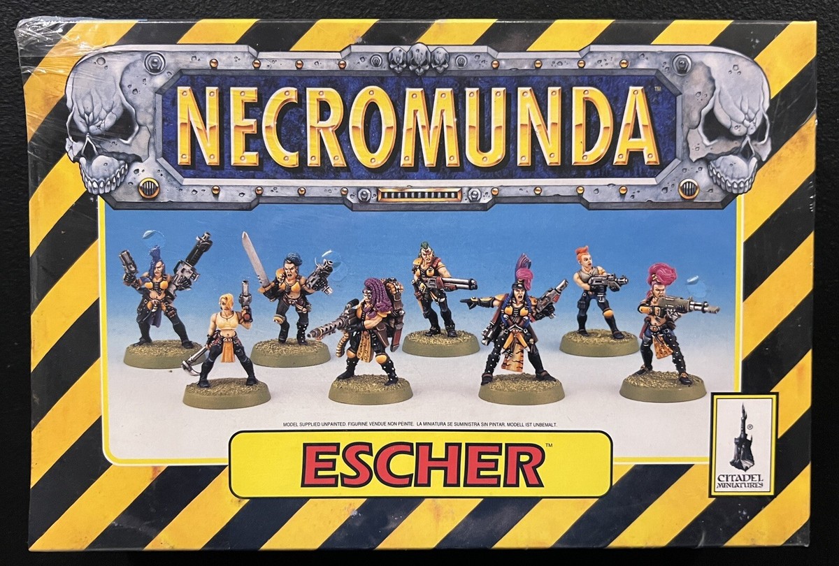 Necromunda Escher Gang (1995) Warhammer 40k Sealed Metal