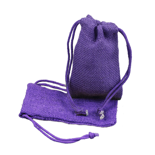3" x 5" Burlap Party Favor Bags with Jute Drawstrings 12 Pack (9 Colors) - Picture 8 of 9