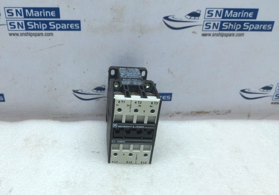 Contator elétrico Benedikt & Jager K3-40B00 200-240V 50Hz 200-240V 60Hz - Imagem 2 de 4