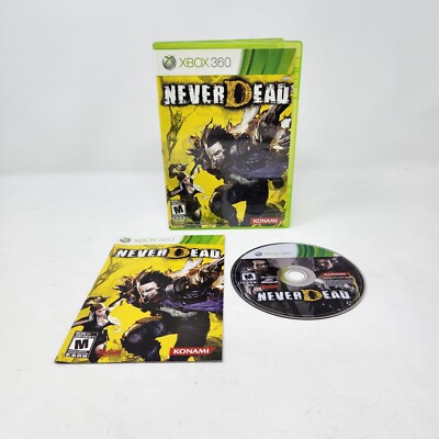 NeverDead Xbox 360 NTSC-U/C Complete CIB Tested working Great Condition