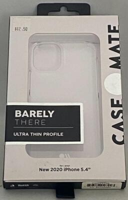 Case-Mate - Barely There - Case iPhone 12 Mini - Ultra Slim - 5.4 Inch - Clear