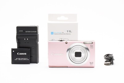 Canon PowerShot A2400 IS Pink 16.0MP 5x Digital Camera