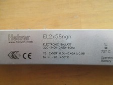  EVG 2x58W EL2x58ngn Helvar