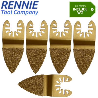 Finger Carbide Rasp Oscillating Multi Tool Blades Grout Mortar Concrete ...