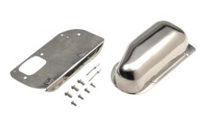Polished Stainless Steel Windshield Wiper Motor Cover For Jeep Cj5 Cj7 Scrambler