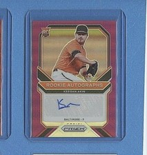 2021 Panini Prizm Keegan Akin Baltimore Orioles Auto Purple #15/50  🚀😳💥  MT  