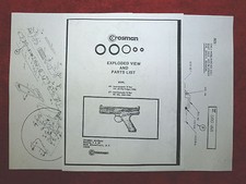 Crosman Model 600  677 One 1 O-Ring Seal Kit  Exploded View  Guide