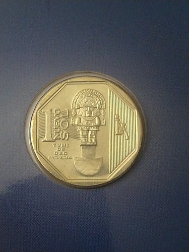 PERÚ 2010/2011 MONEDA 1 SOL TUMI DE ORO/ .CIUDADELA DE MACHUPICCHU - Picture 2 of 6