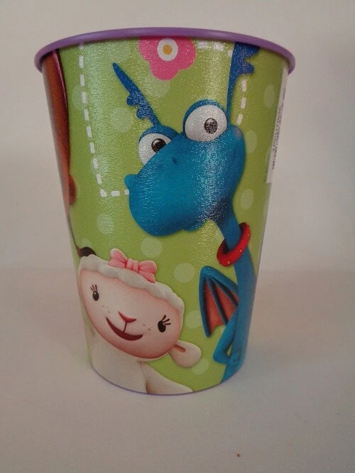 ONE x DISNEY DOC MCSTUFFINS LAMBIE STUFFY PLASTIC CUP, BPA FREE, 16oz NEW  - Image 2 of 3