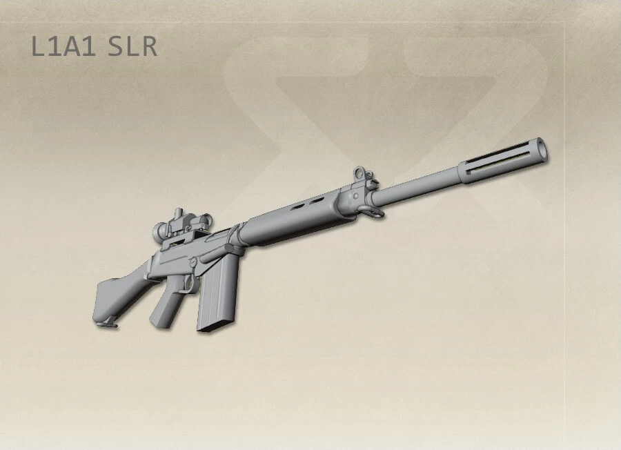 L1A1 FN FAL Self Loading Rifle - 1/35, 1/32, 1/24, 1/18, 1/16 resin model - Image 4 of 4