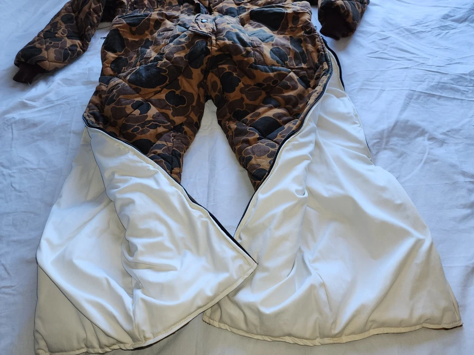 JOHNSON PRENDA CAZA CAMUFLAJE REVERSIBLE PATO MONO MARRÓN/BLANCO TALLA GRANDE Foto 2 de 4