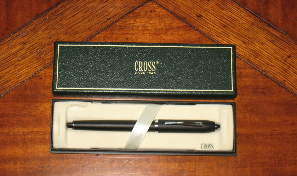 CROSS Special Edition Millennium Rollerball Pen Matte Black-2000-Rare-USA Made