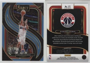 2024 Panini Select Premier Level Light Blue Prizm /299 Kyshawn George Rookie RC