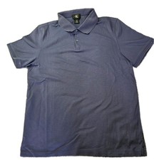 Calvin Klein Polo Shirt Men's M Blue lightweight soft USED