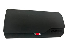 Carrera Eyeglasses Black Case with Cleaning Cloth, new