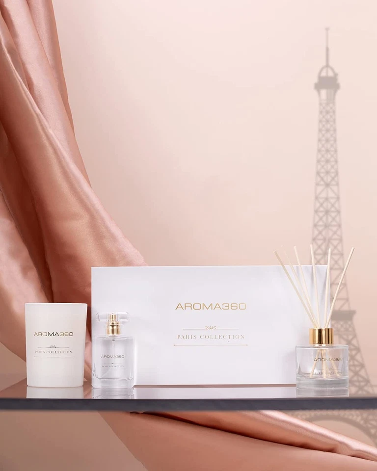 - Chandelier - Paris Collection - 3 Piece Set - Scented Candle, Reed Diffuser... - Image 2 of 4