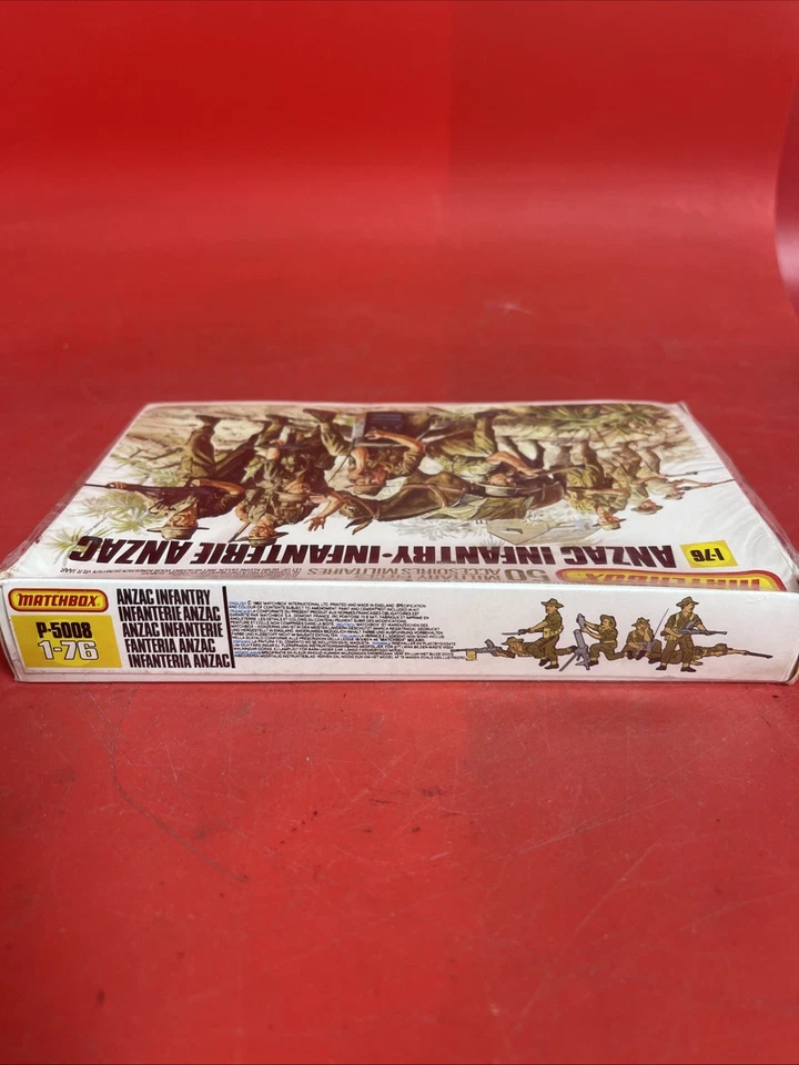Matchbox Anzac Infantry Military Army Figure 1/76 Plastic Model Kit New P-5008 - Image 4 of 4