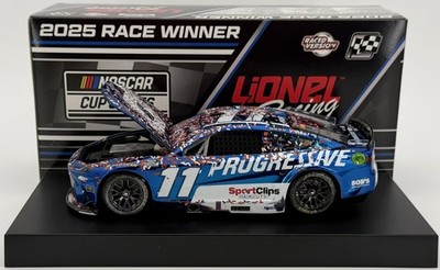2025 DENNY HAMLIN #11 Progressive Dover Win 1:24 Color Chrome 96 Made In Stock