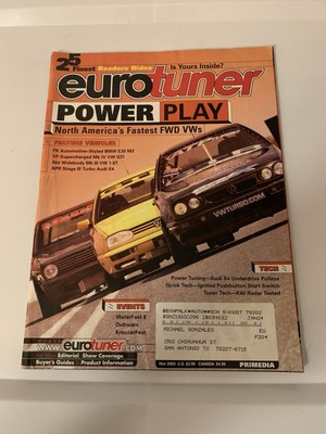 Eurotuner Magazine Nov 2003 BMW E30 M3 Supercharged Mk III VW 1.8T Turbo Audi S4