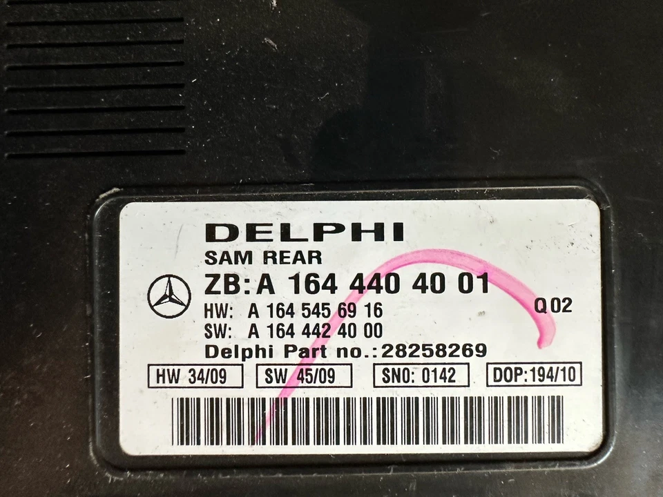 Sam Body Computer Ecu Mercedes Ml W164 A1644404001 - Imagen 2 de 4