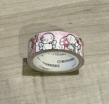TheCoffeeMonsterzCo Pink Emoti Mushroom 🍄 Washi Tape Roll 15 mm TCMC