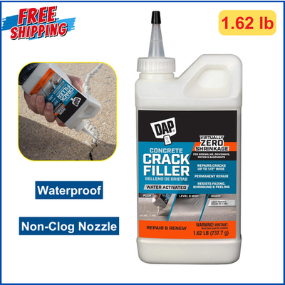 #ad #ad Concrete Crack Filler Gray 16oz Dry 7079860500 DAP 7079860500 Resists Shrinkage $16.50