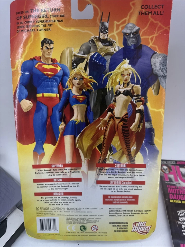 Figura sellada DC Direct Darkseid 2006 sin usar, en caja, sin usar, en caja, Return of Supergirl Superman Foto 2 de 3