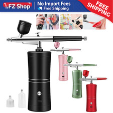 Portable Wireless Airbrush Kit Rechargeable Compressor Spray Gun Nail Art Cake