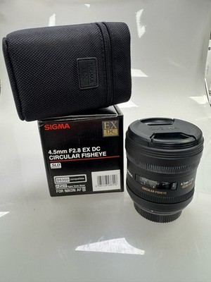 Sigma 4,5 mm / 2,8 EX DC  Circular Fisheye Objektiv  *im Kundenauftrag* f. Nikon