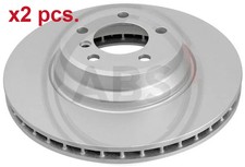 X2 PCS FRONT BRAKE DISC ROTOS X2 PCS SET 17582 A.B.S. I