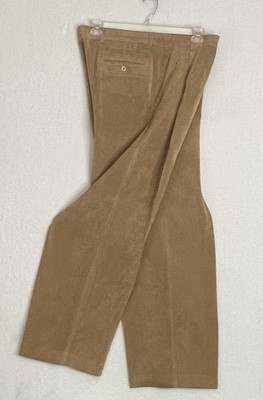 Falcone 34 X 32 Microfiber Polester Pleat Front Pants Dress Casual Slacks 6160