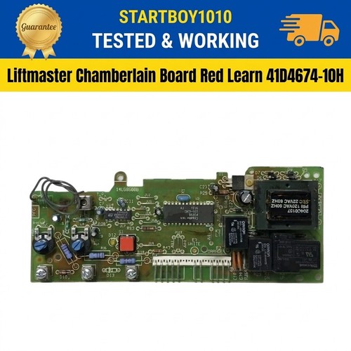 Liftmaster Chamberlain Circuit Board Red Learn 41D4674-10H - TESTED! Only Board 