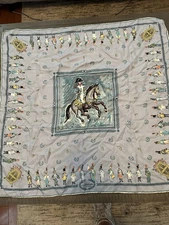 Vintage Hermès Silk Scarf 90cm Cree Par Courvoisier : The Brandy Of Napoleon