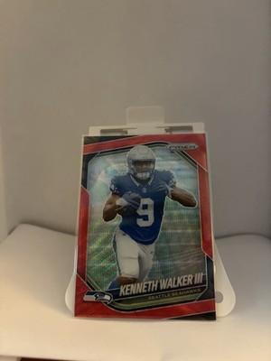 2025 Panini Prizm - Kenneth Walker III Red Wave Prizm /149 #272