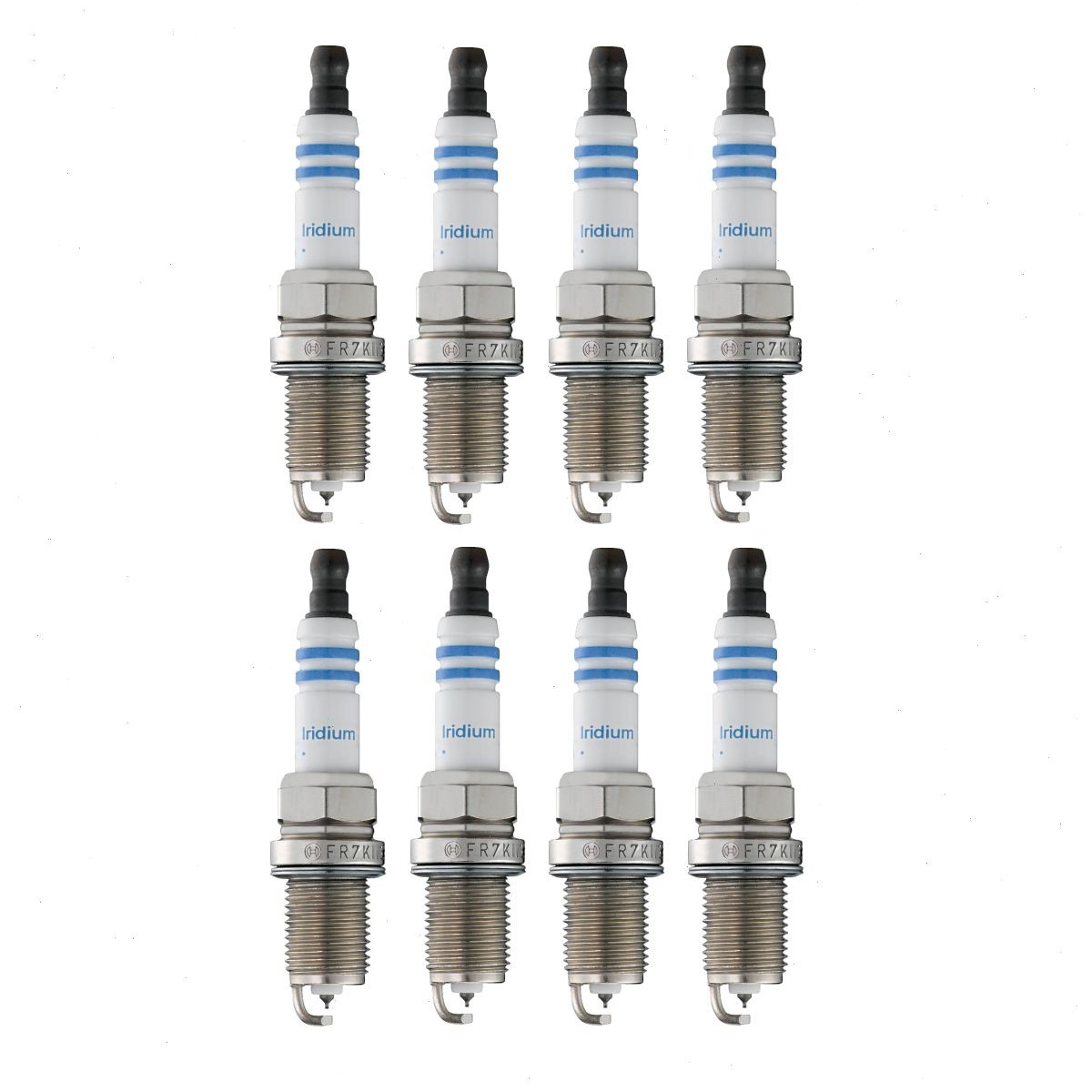 8 pc Bosch Double Iridium Spark Plugs for 2001 Jaguar XJ8 4.0L V8 Ignition ux