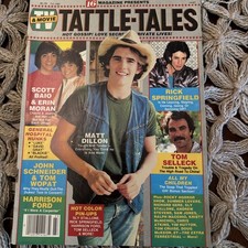 TV Tattle-Tales Magazine Fall 1982  Matt Dillon, Scott Baio, Rick Springfield,