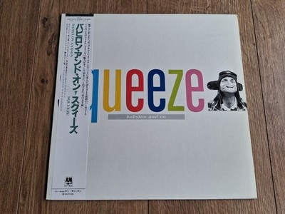 SQUEEZE - BABYLON AND ON LP 1987 OBI INSERT INNER PROMO JAPAN A&M EX+