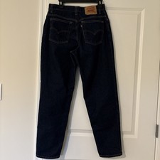 Vintage Levi s 550 Relaxed Fit Tapered Leg 15551-0216 Women s Jeans 12 Mis M