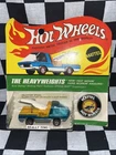 1970 Hot Wheels Heavyweights Tow Truck HK Aqua MOC Excellent All Around!