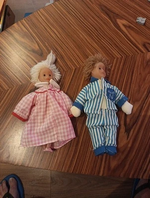 Poupée Figurines Marionette Ortf Nicolas Et Pimprenelle Nounous Bonne Nuit... - Photo 1/4