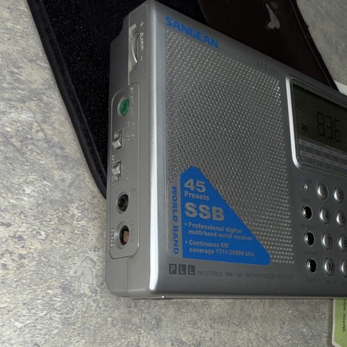 Sangean ATS-505 AM/FM Stereo/MW/LW/SW, SSB, PLL Syntetyzowane cyfrowe radio światowe - Zdjęcie 8 z 19