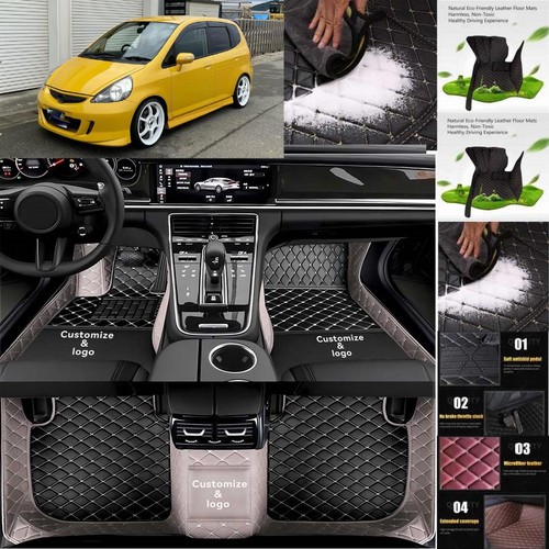 For Honda Fit Car Floor Mats Custom Waterproof All Weather Cargo Liner Carpet - Imagen 20 de 28