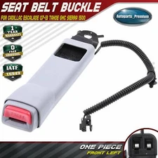 Front LH Driver Seat Belt Buckle for Chevy Silverado GMC Sierra Yukon 07-13 Gray