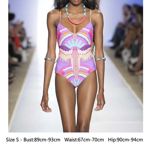 Women's High Waist Bikini Set Swimsuit Push-up Padded Monokini Swimwear Bathing - 第 19/142 張圖片