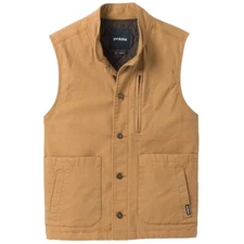 Prana Men's Trembly Canvas Stetch Insulated Vest - Size L Embark Brown MSRP $140