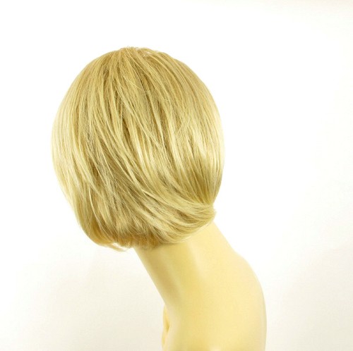 Short Wig for women golden blond wick very light blond ref: FRANE 24bt613 PERUK - Picture 5 of 9