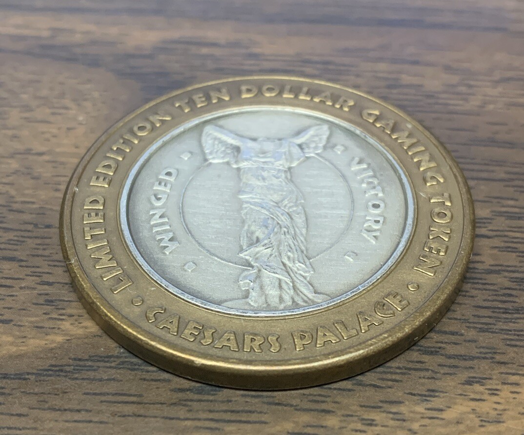 1966 Caesars Palace Limited Edition $10 Ten Dollar Gaming Token