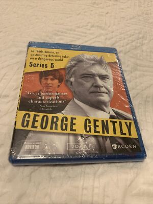 GEORGE GENTLY: SERIES 5, 2-DISC BLU-RAY, MARTIN SHAW, RUTH MCCABE, BBC, ACORN