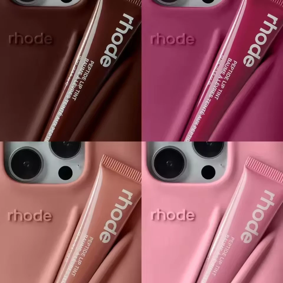 Cover tendenza Hailey Bieber Rhode lips labbra iPhone 16 15 14 13 12 11 Pro Max - Immagine 3 di 4