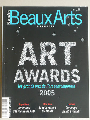 BEAUX ARTS MAGAZIN 2005 NR. 248 ART AWARDS Angoulême Comic MoMA CARAVAGE B. KEATON